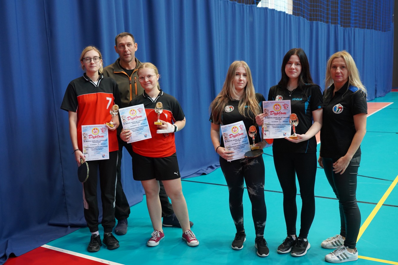 Mistrzostwa Powiatu Gryfickiego szkół ponadpodstawowych w tenisie stołowym dziewcząt i chłopców